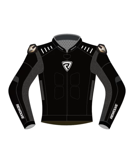 image of ergo leather jacket in black